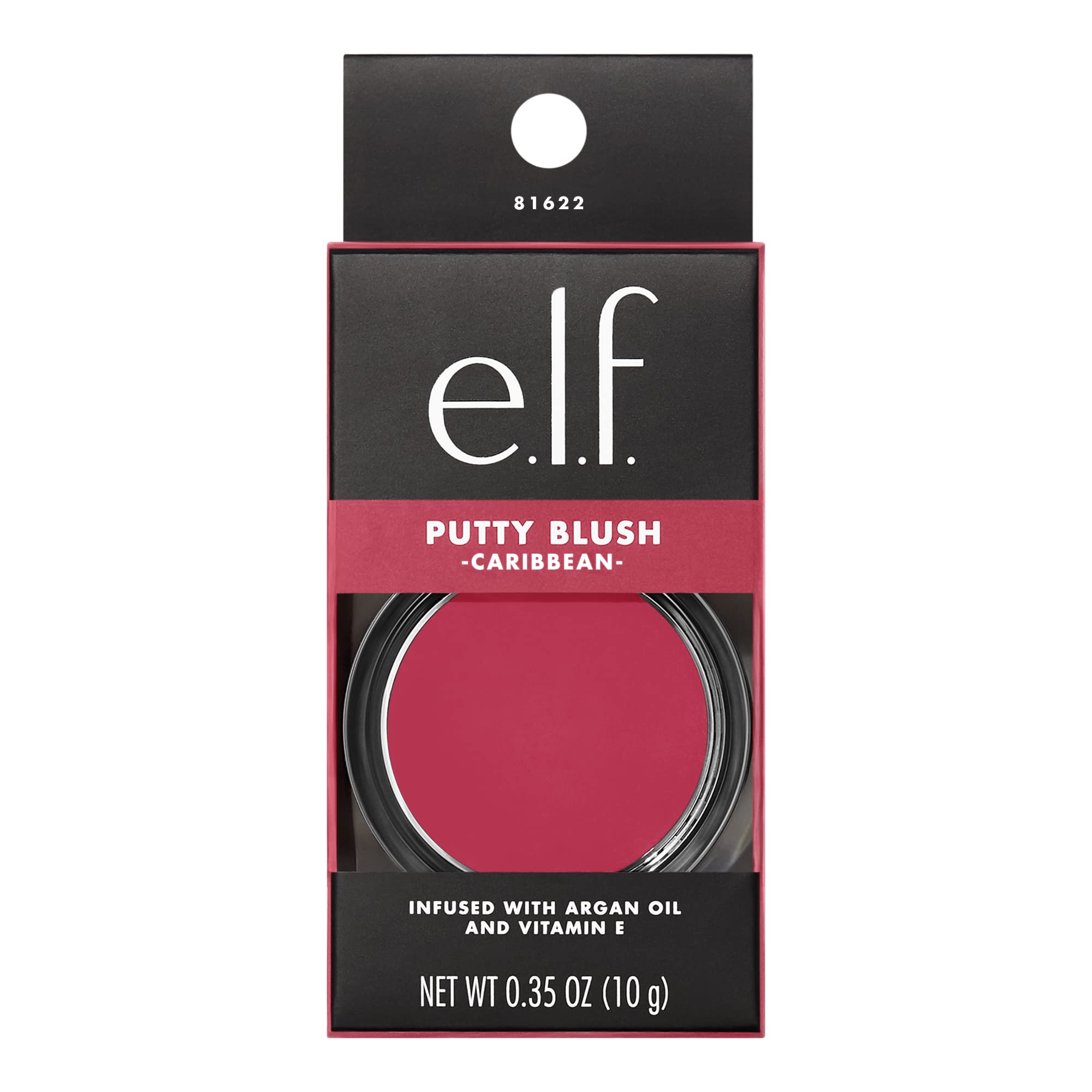e.l.f. Putty Blush brush application demonstrates easy, precise color buildup.