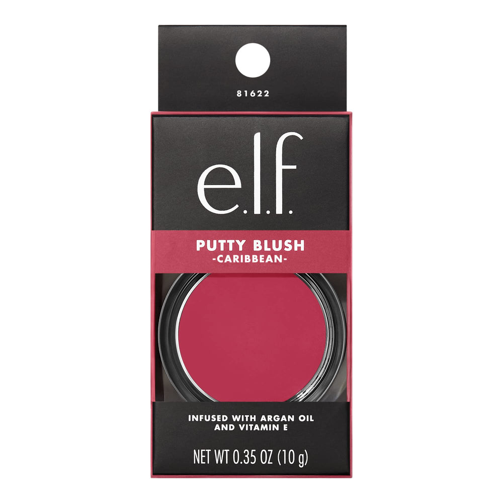 e.l.f. Putty Blush brush application demonstrates easy, precise color buildup.