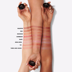 e.l.f. Putty Blush being applied with a brush for flawless color.