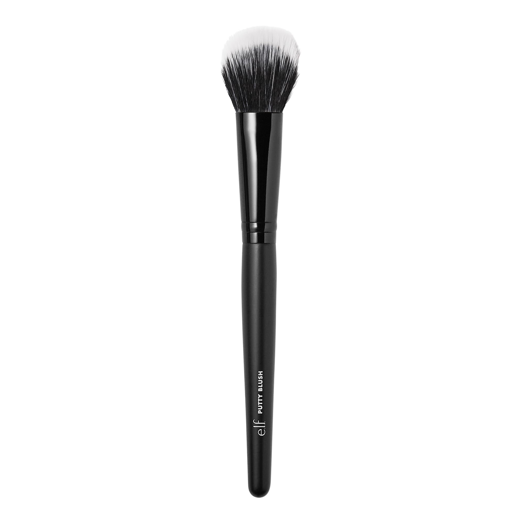 e.l.f. Putty Blush Brush close-up on handle for precise application.