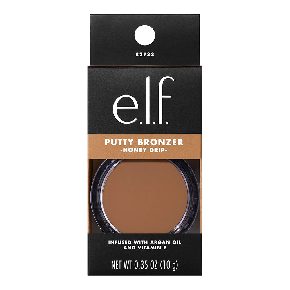 e.l.f. Putty Bronzer blending on skin demonstrates smooth, long-lasting glow