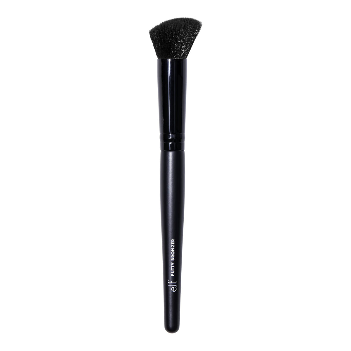 e.l.f. Putty Bronzer Brush angled head for precise contour and blend.