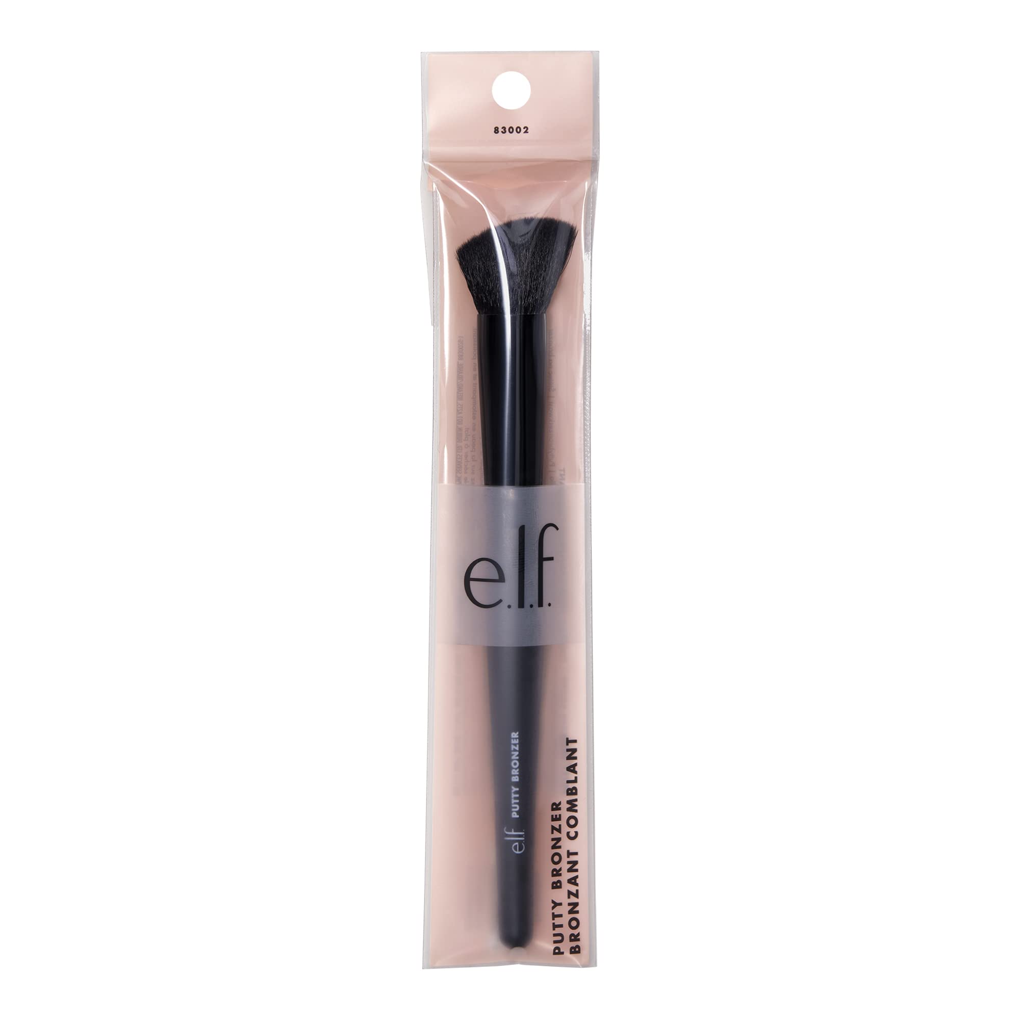 e.l.f. Putty Bronzer Brush used to sculpt cheek hollows with control.