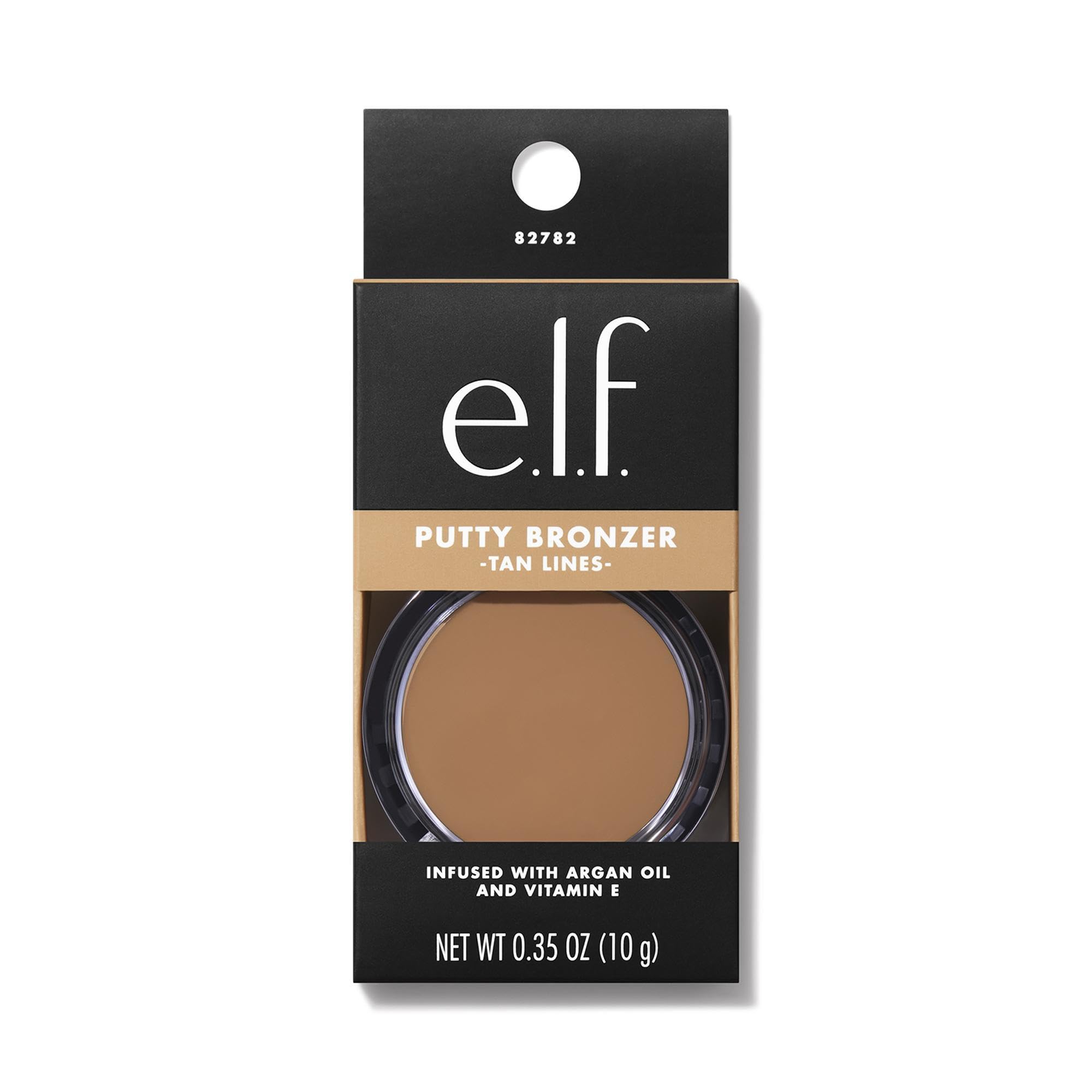e.l.f. Putty Bronzer offers buildable color with a lightweight, non-greasy finish.
