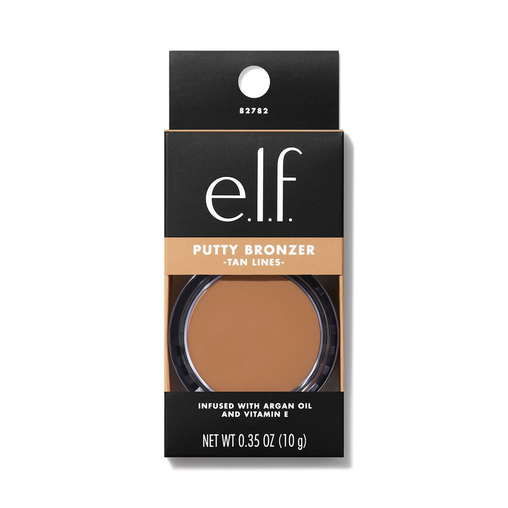 e.l.f. Putty Bronzer offers buildable color with a lightweight, non-greasy finish.