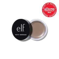 e.l.f. Putty Bronzer creamy texture captured for smooth, blendable color