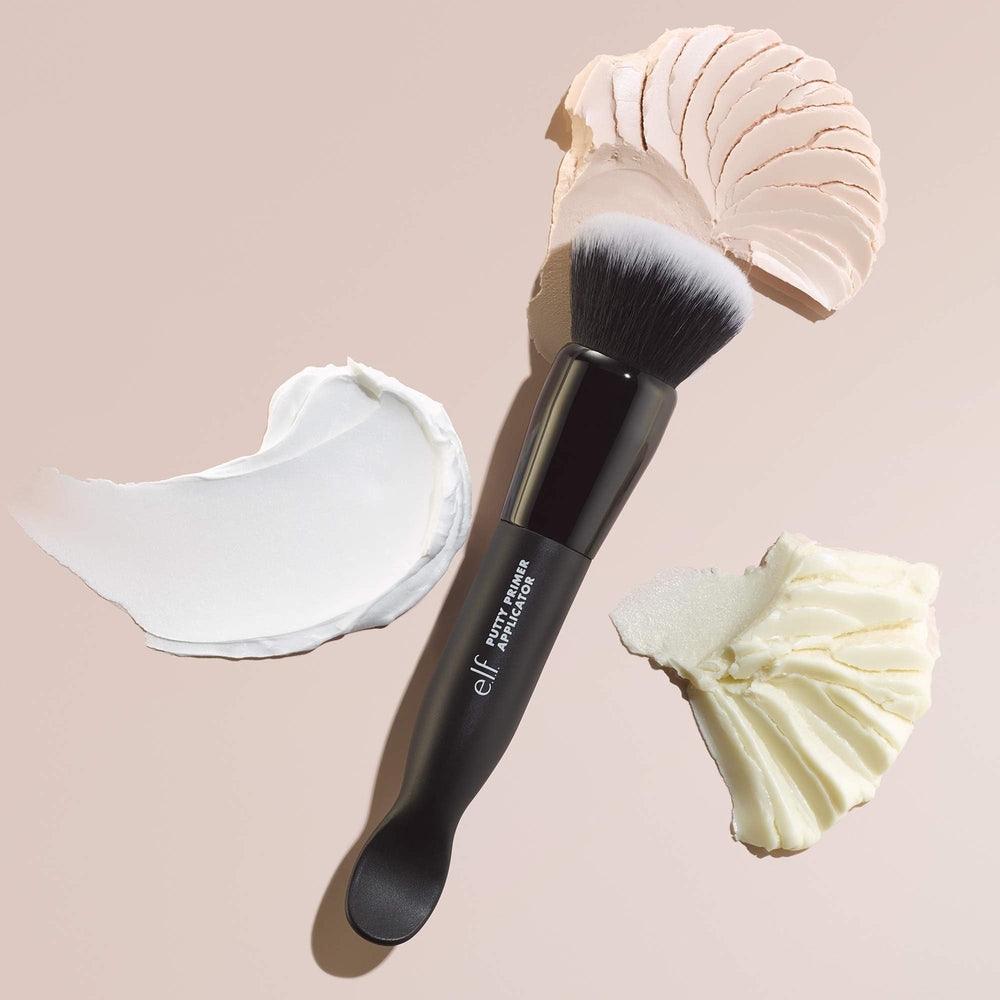 e.l.f. Putty Primer Brush dual-ended design controls application.