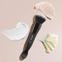 e.l.f. Putty Primer Brush dual-ended design controls application.
