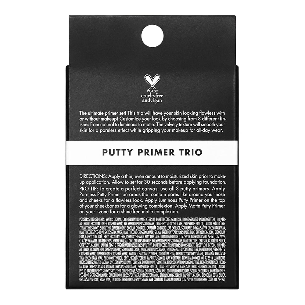 e.l.f. Putty Primer Trio para mejillas y nariz, lienzo perfecto.