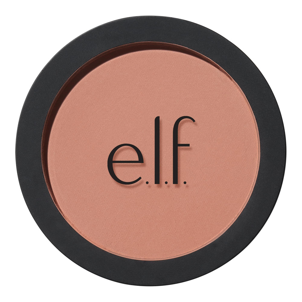 e.l.f. rubor infundido con primer en rosado intenso, color duradero para todo el día.