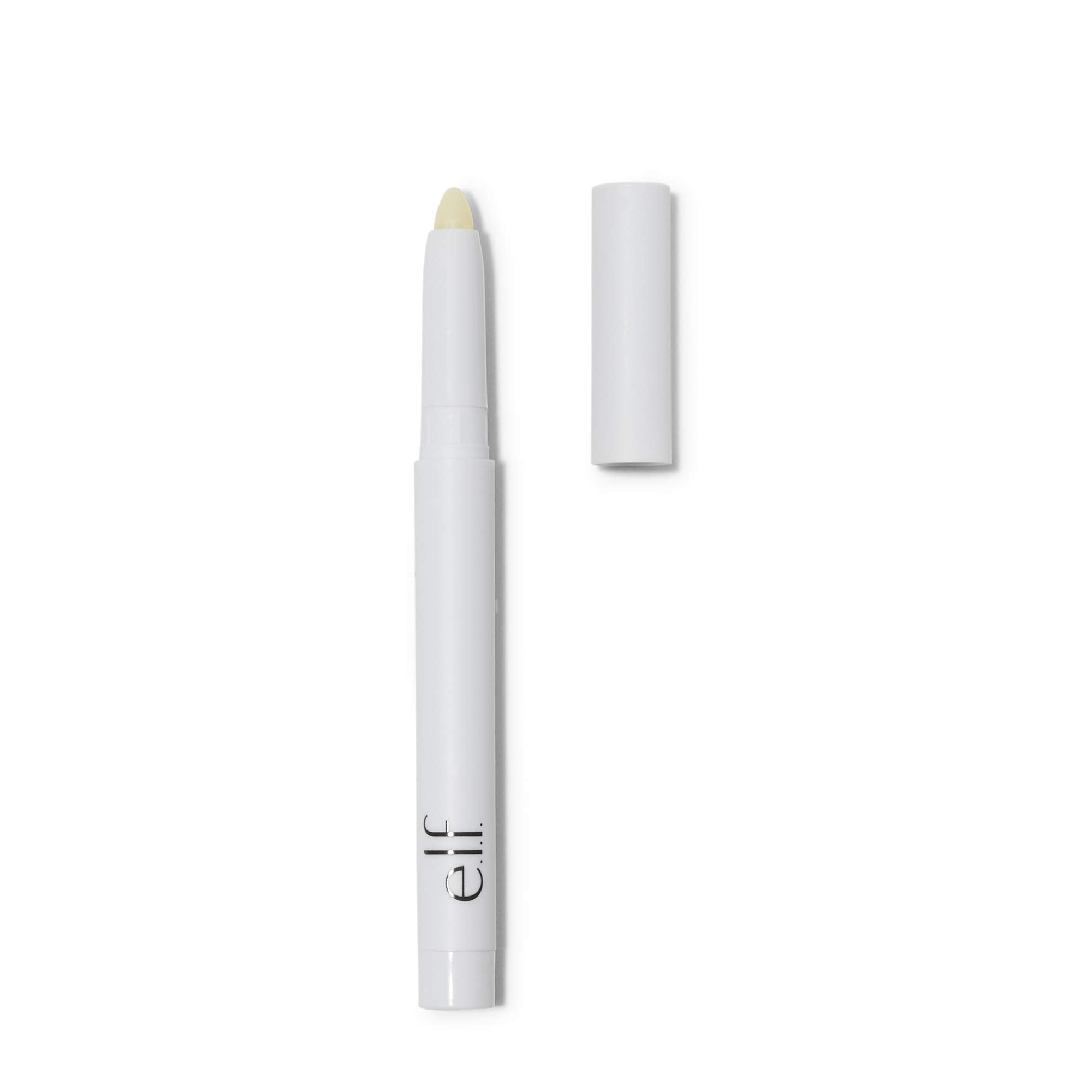 e.l.f. Shape & Stay Brow Pencil Clear packaging highlights a vegan, easy-to-use brow tool