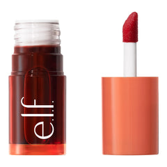 e.l.f. Sheer For It Blush Tint bottle closeup showing hydrating formula.