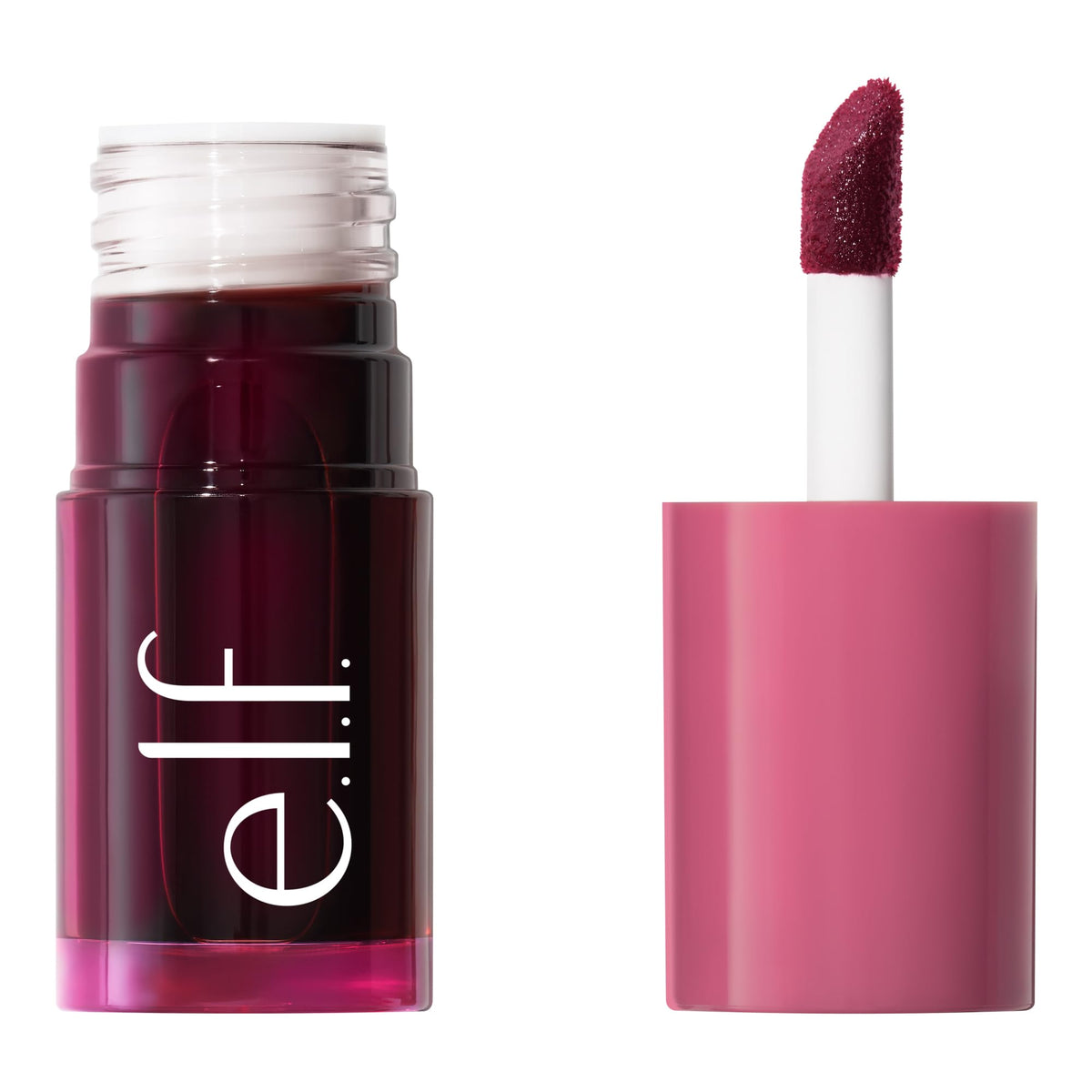 e.l.f. Sheer For It blush tint with water texture creates a light, blendable lip and cheek wash.
