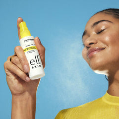 e.l.f. SKIN All Set For Sun SPF 45, reaplicación fácil para el look durante el día.