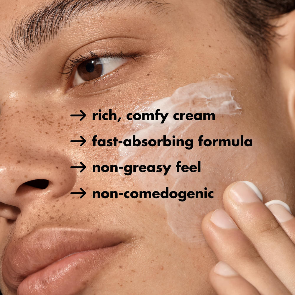 e.l.f. SKIN Barrier Cream absorbe rápido sin sensación grasa.