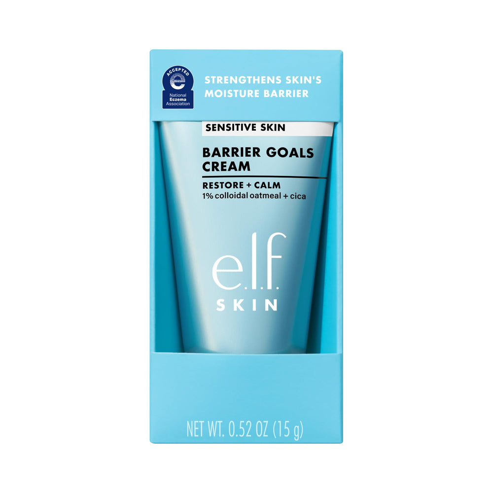 e.l.f. SKIN Barrier Cream en formato mini para viaje cómodo.