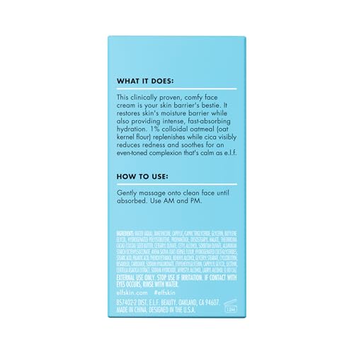 e.l.f. SKIN Barrier Cream uso diario para piel calmada.