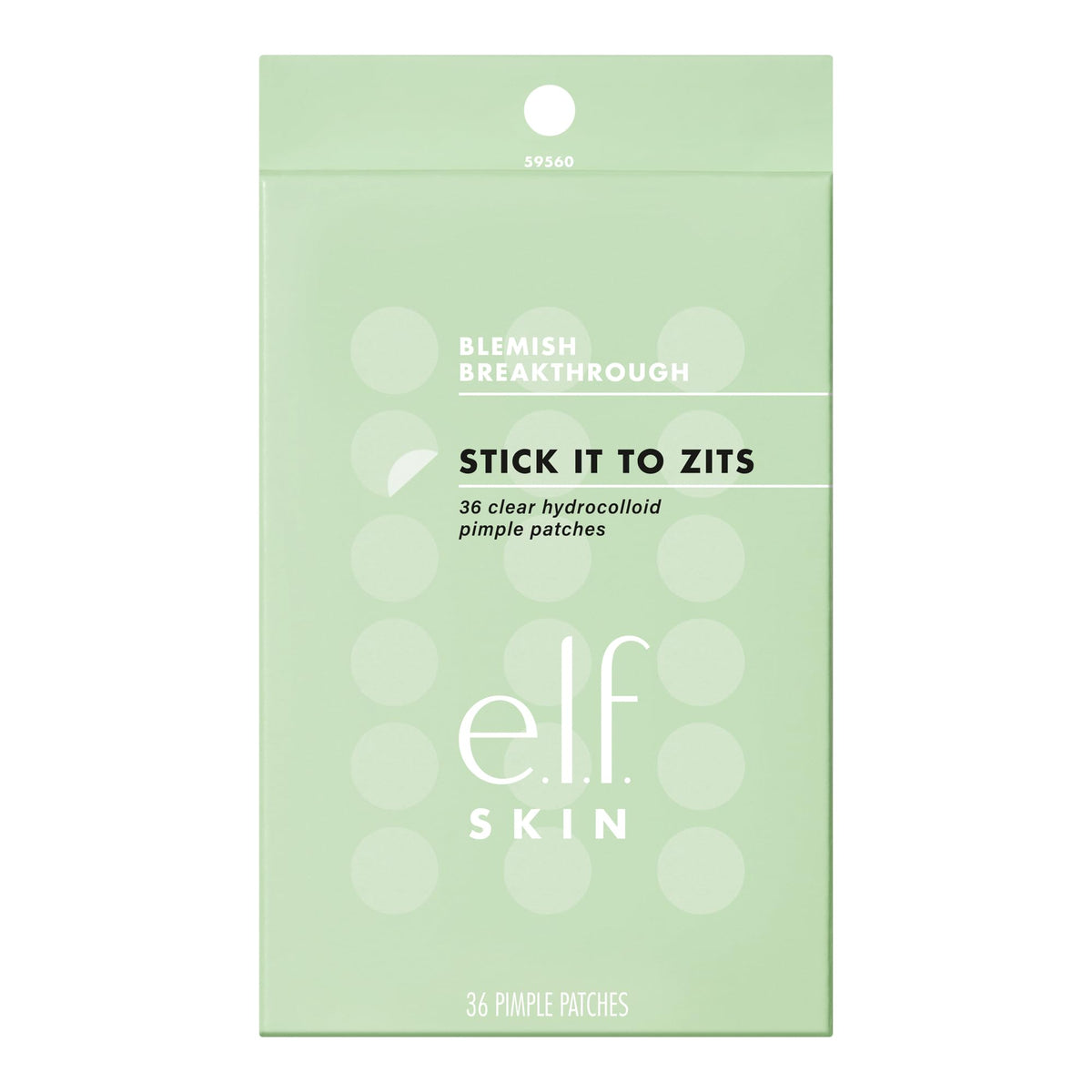 e.l.f. SKIN Blemish Breakthrough patch on blemish conceals and protects