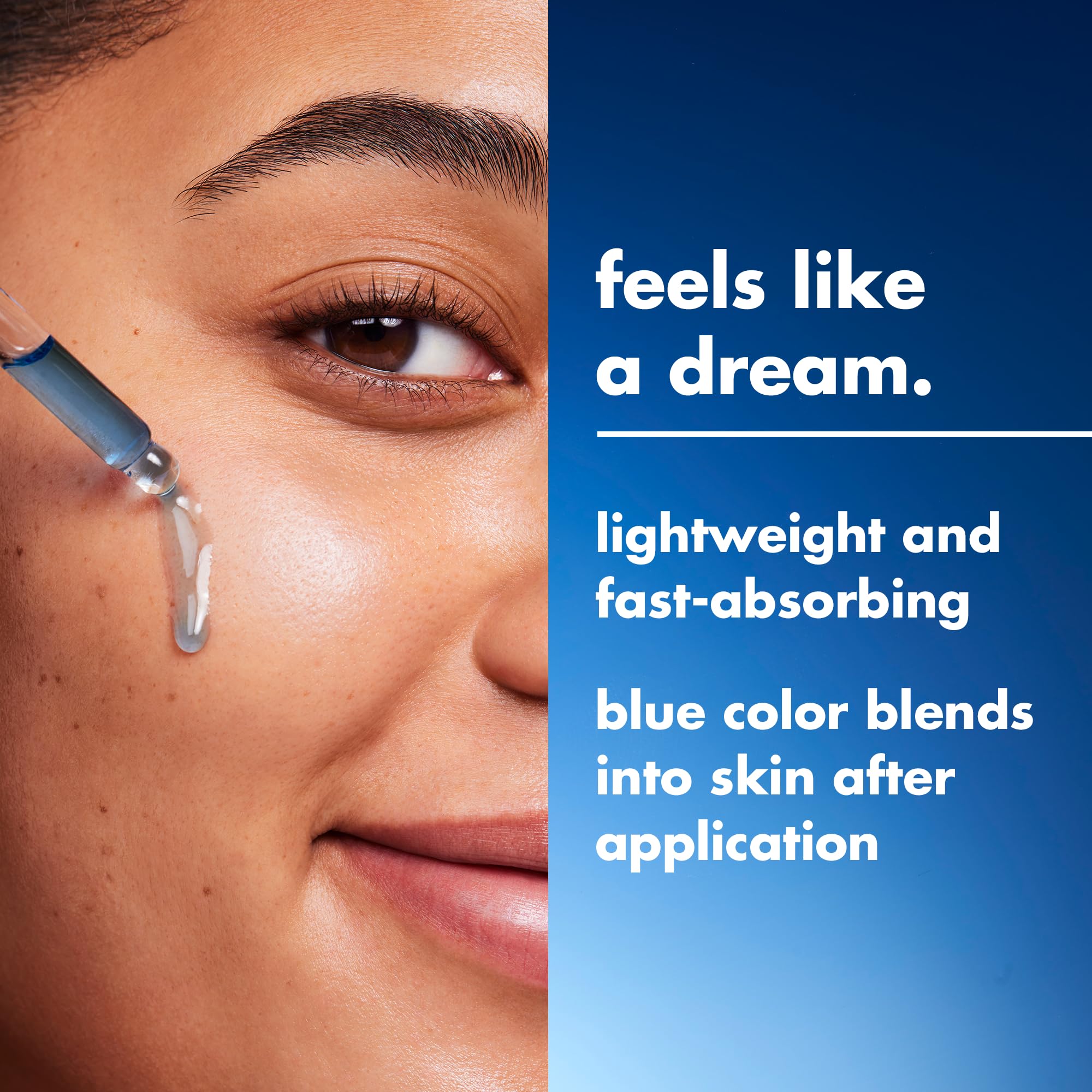 e.l.f. SKIN textura ligera Blue-ty, absorción rápida que no deja grasa