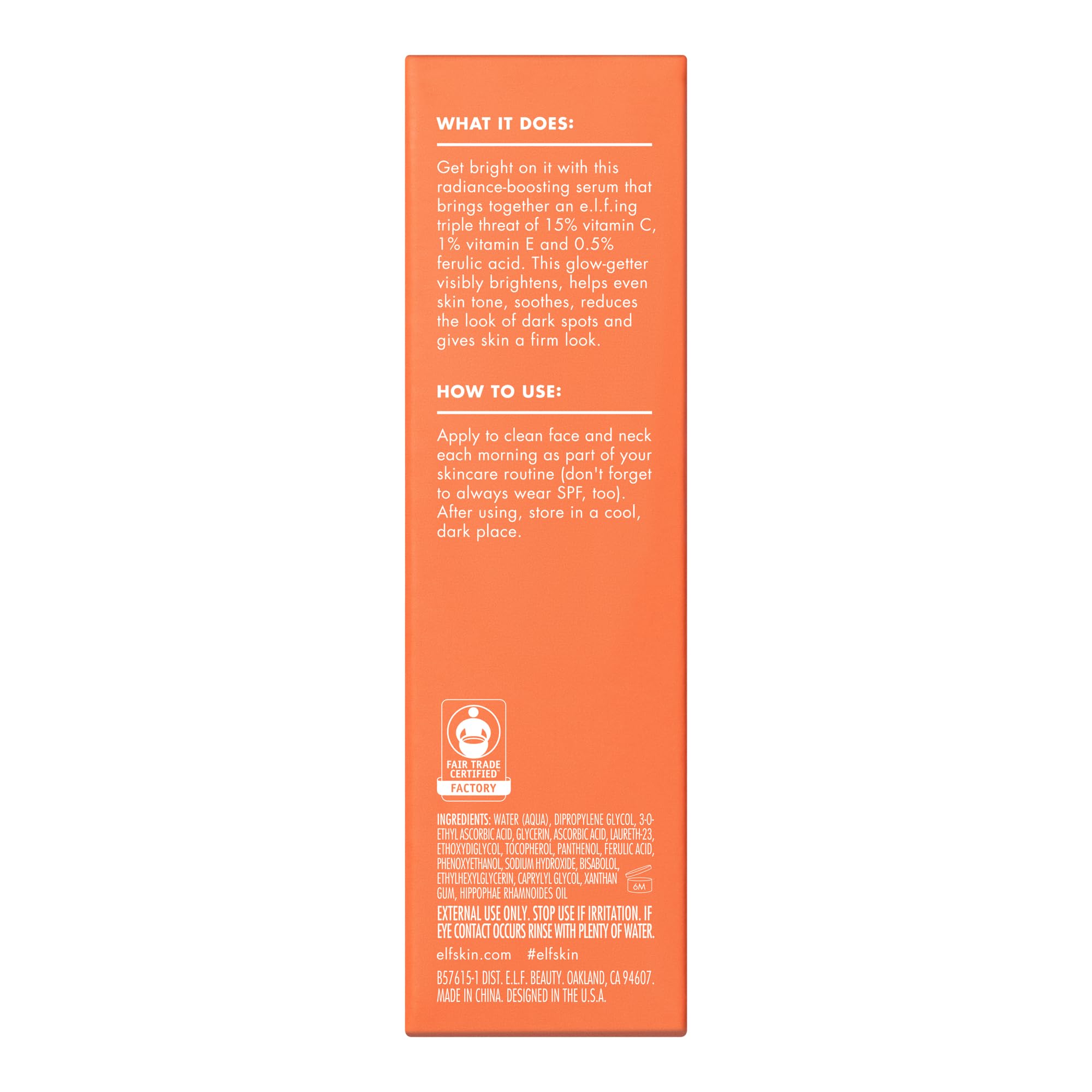 rutina diaria facial con e.l.f. SKIN Bright Icon para piel radiante