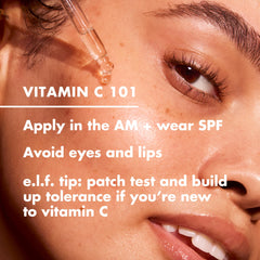 frasco de vitamina C en e.l.f. SKIN Bright Icon para tono parejo