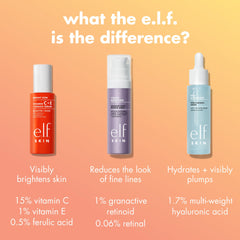Aplicación matutina fácil con el suero iluminador de e.l.f.