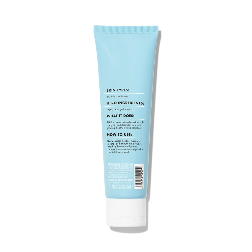 e.l.f. SKIN Gentle Peeling Exfoliant after-glow looks refreshed skin.