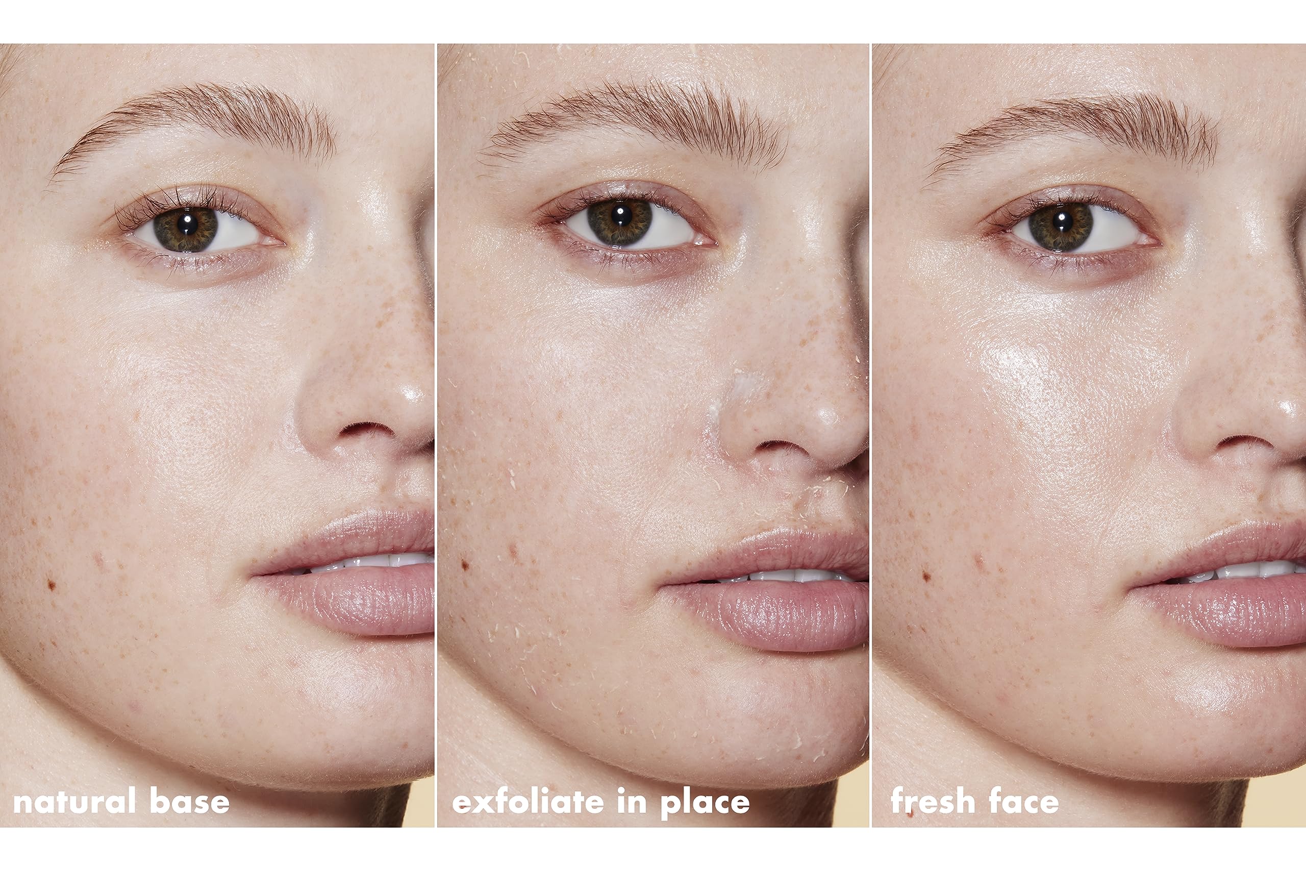 e.l.f. SKIN Gentle Peeling Exfoliant dispense close-up highlights easy-to-use tube.