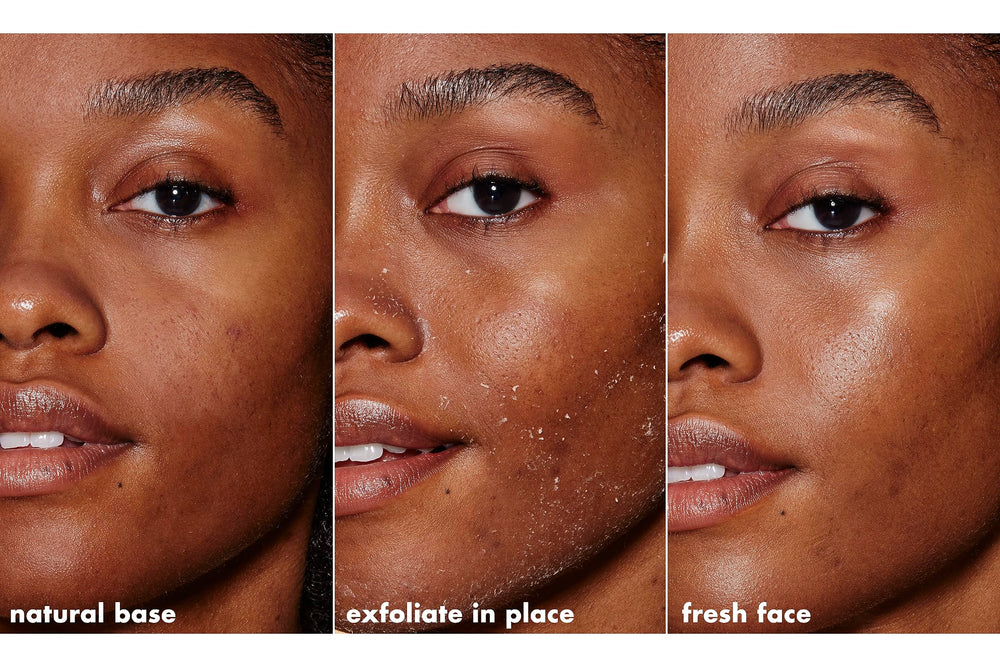 e.l.f. SKIN Gentle Peeling Exfoliant packaging close-up emphasizes vegan, cruelty-free credentials.