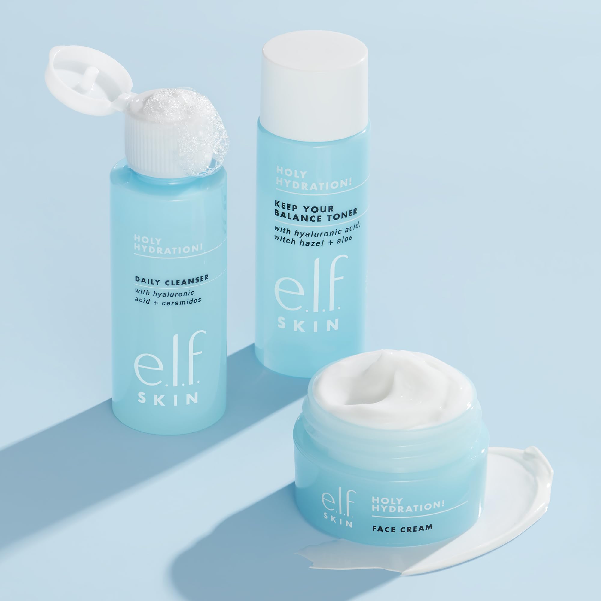 e.l.f. Skin Holy Hydration kit ritual diario de cuidado