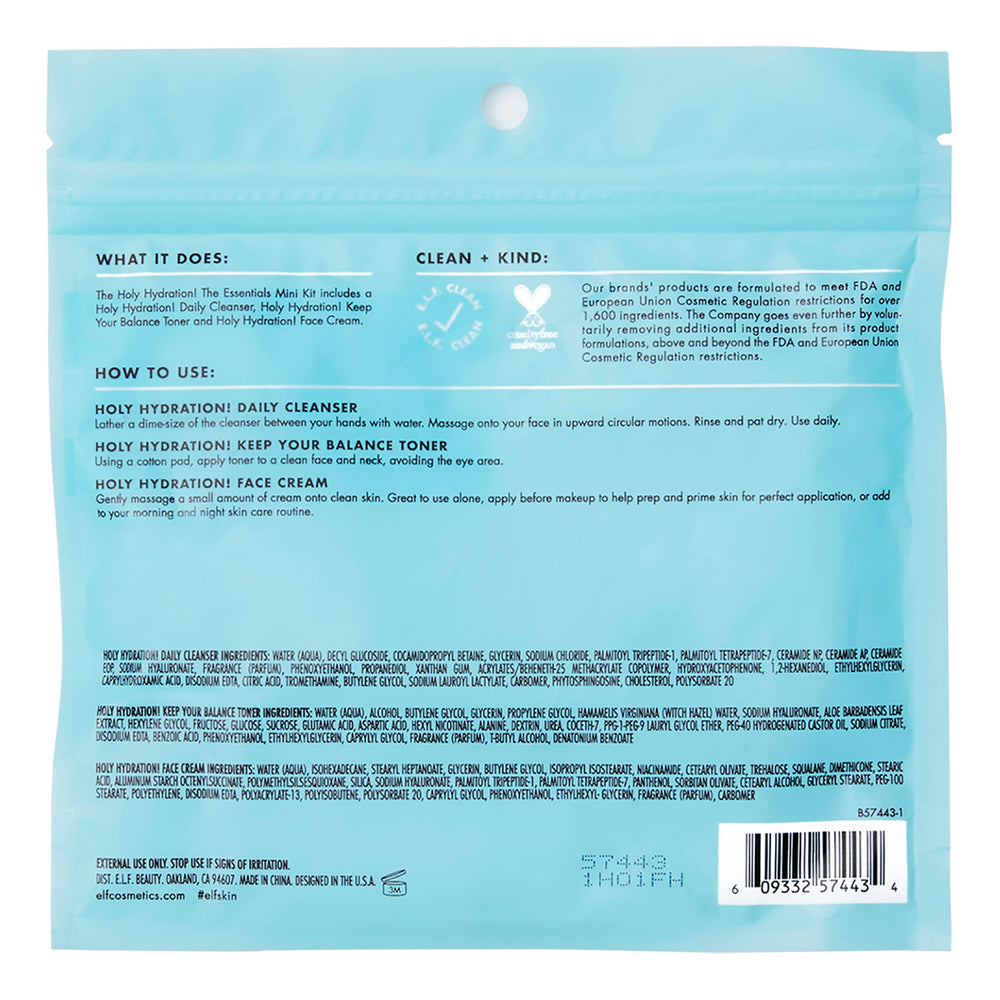 e.l.f. Skin Holy Hydration crema: textura suave y absorción rápida