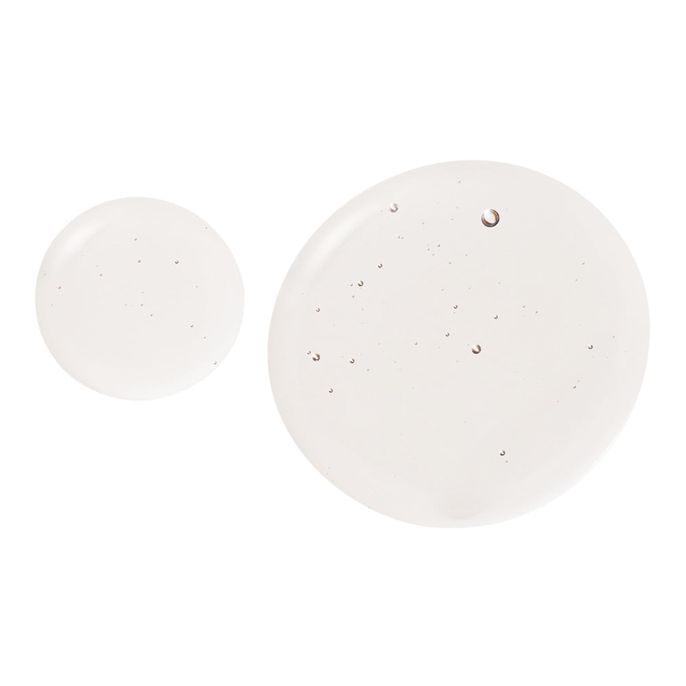 Close-up of e.l.f. Holy Hydration Daily Cleanser mini showing gel-foam texture for gentle cleansing.