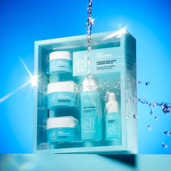 e l f SKIN Holy Hydration mini kit bálsamo desmaquillante suave para cara y ojos