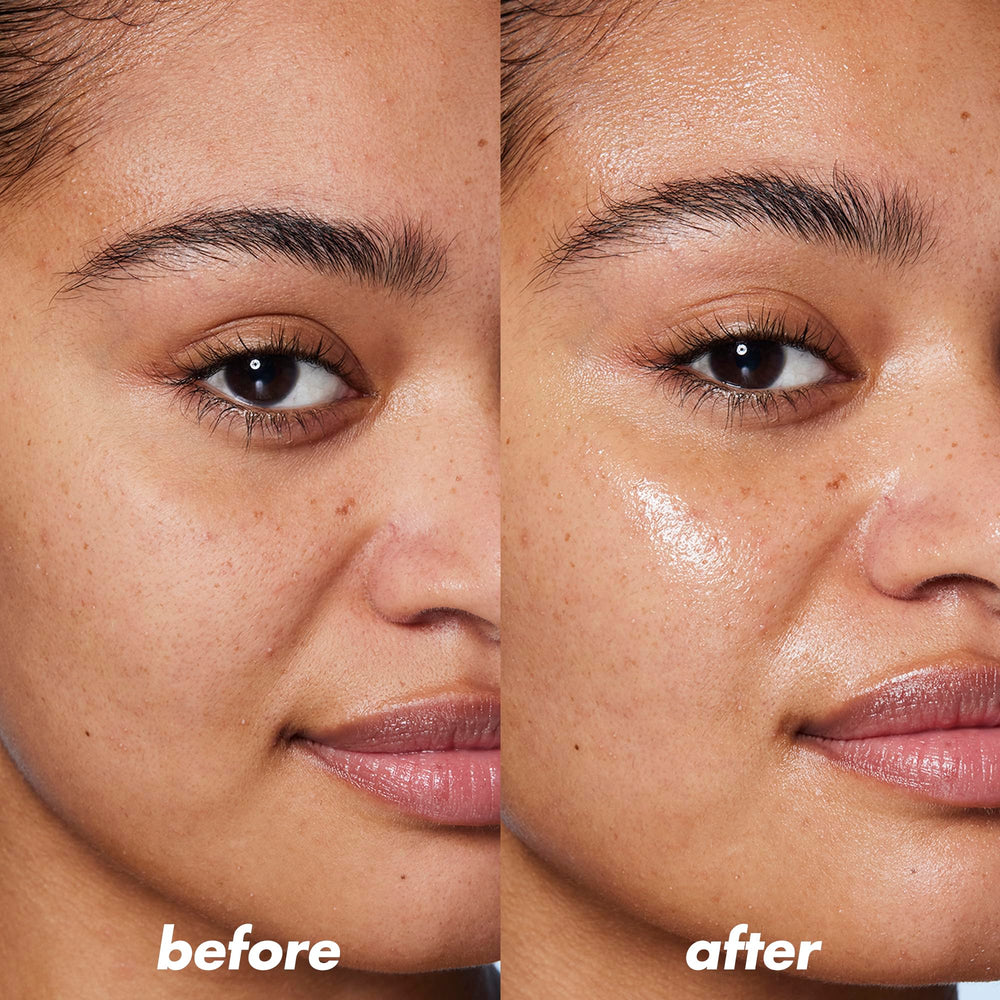 Textura gel refrescante de e.l.f. SKIN Holy Hydration! se funde con la piel.