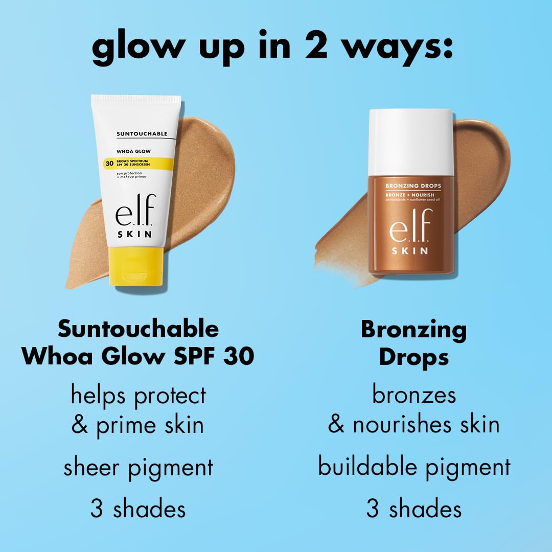 e.l.f. SKIN Bronzing Drops: compatible con piel seca, grasa o mixta
