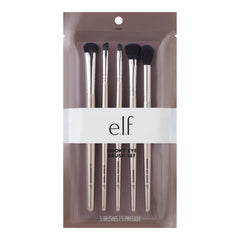 e.l.f. Smoky Eye Brush Kit Eyeshadow C brush for precise placement and blending