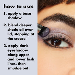e.l.f. Smoky Eye Brush Kit Small Angled brush for defined inner corners