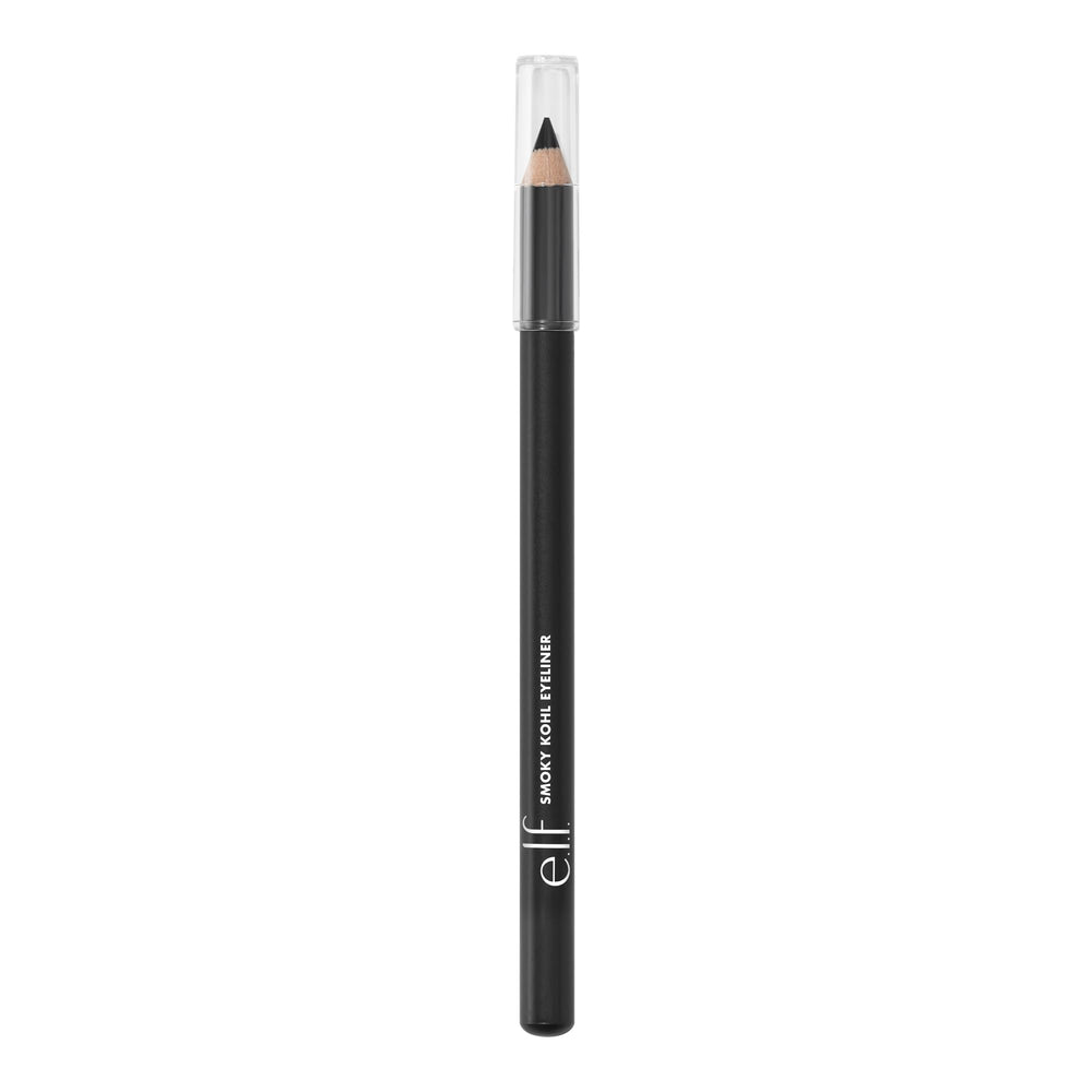 e.l.f. Smoky Kohl Eyeliner brush-out creates smoky effect.