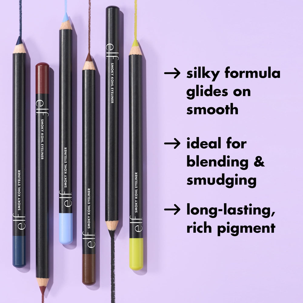 e.l.f. Smoky Kohl Eyeliner lets you easily smudge and blend into smoky looks.