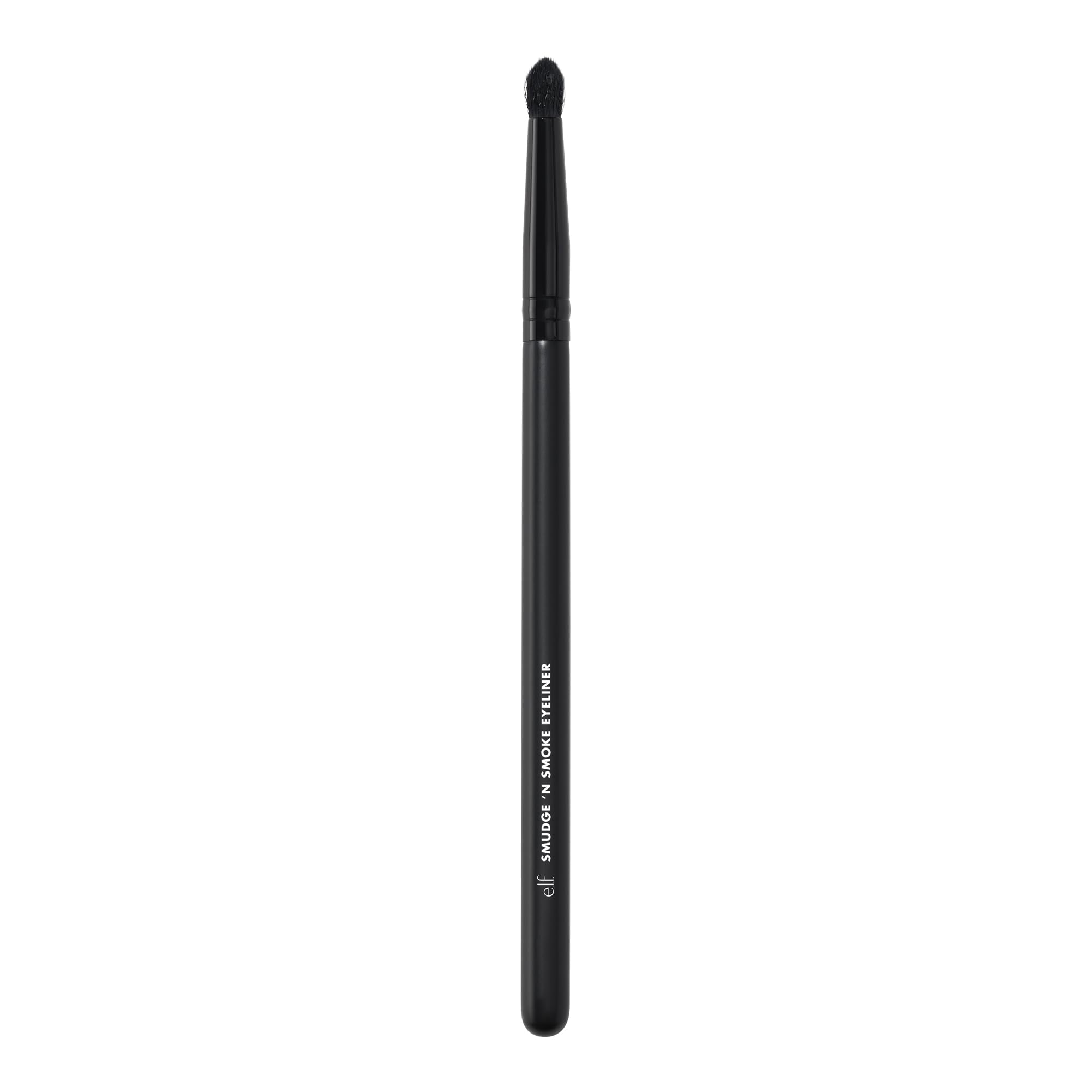 Elf Smudge N Smoke brush closeup highlighting dense bristles for precise smoky eyeliner.