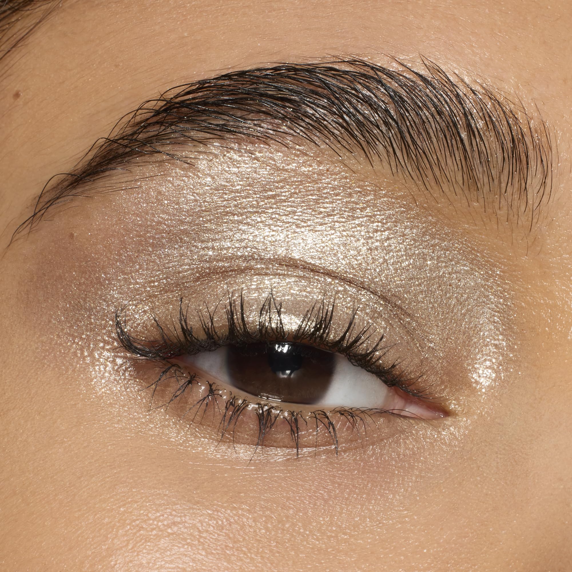 e.l.f. So Metal close-up shows micro-glitter flecks catching light.