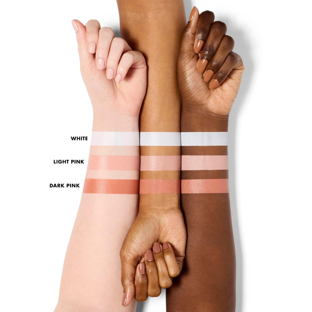 e.l.f. Soft Glam corrector dark pink swatch highlights under-eye brightening.