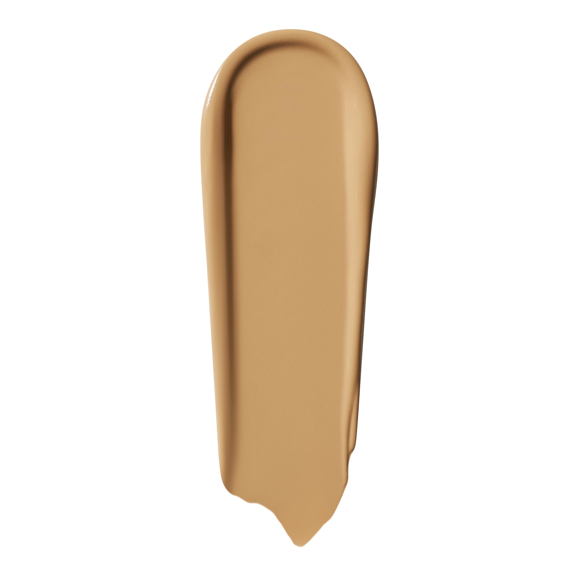 Elf Soft Glam Foundation texture closeup highlights breathable, non-cakey formula.