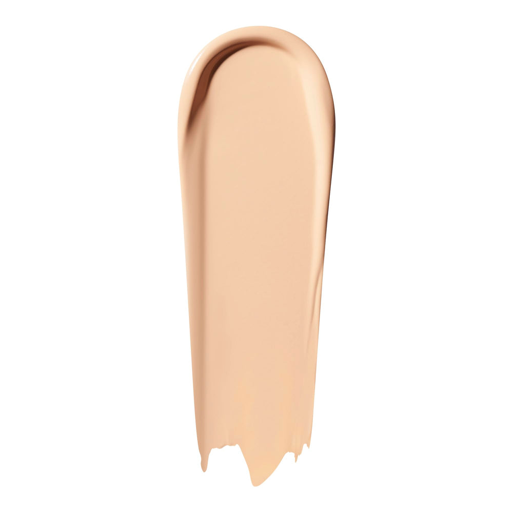 e.l.f. Soft Glam Foundation texture swatch showing medium buildable coverage