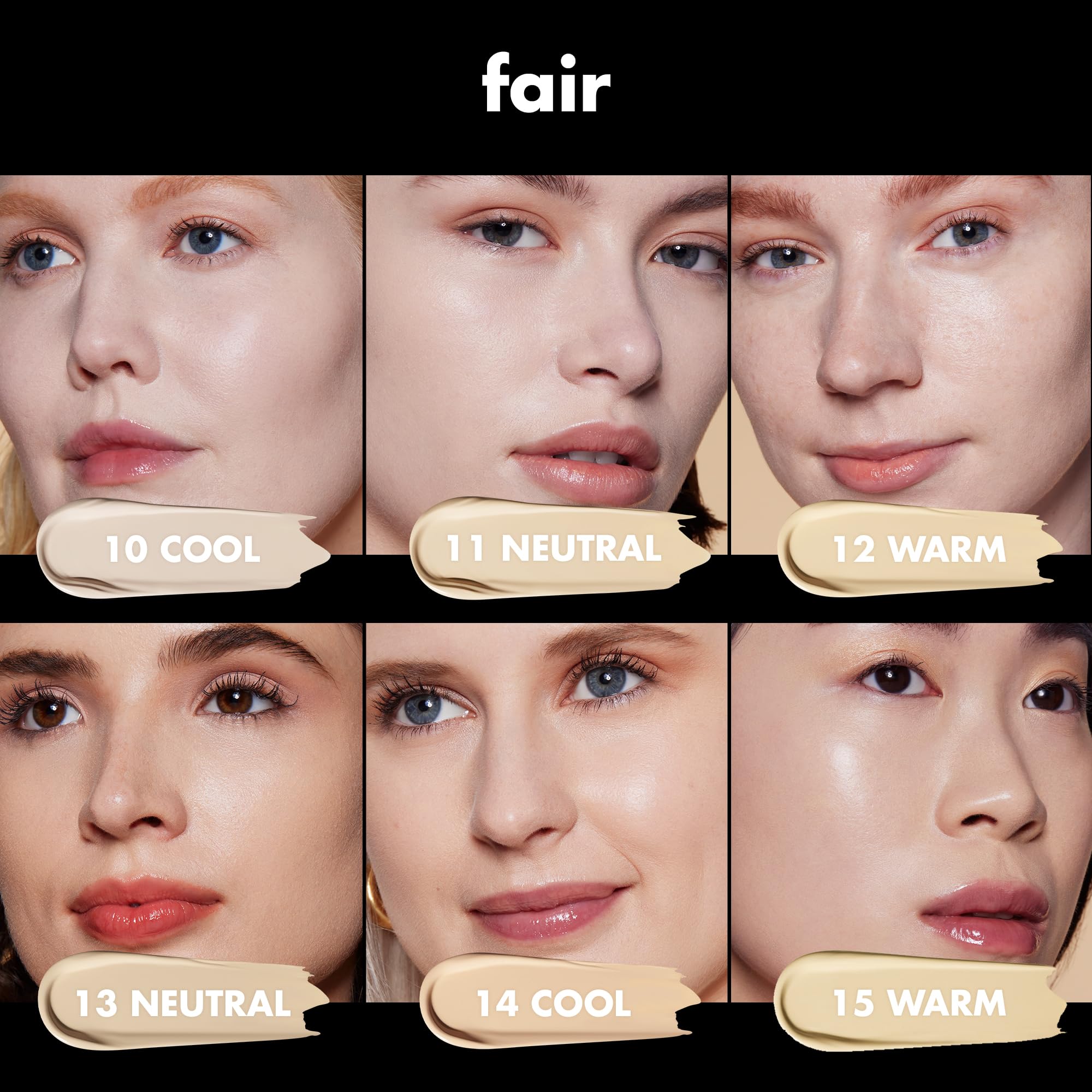 e.l.f. Soft Glam Foundation wearing shot highlighting long-lasting wear