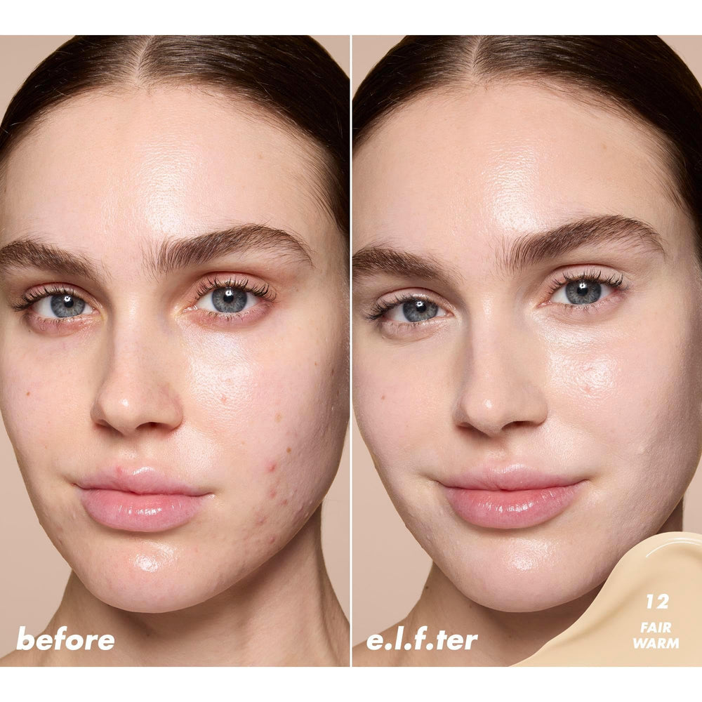 Long-wearing formula demonstrated for crease resistance around the eye area.