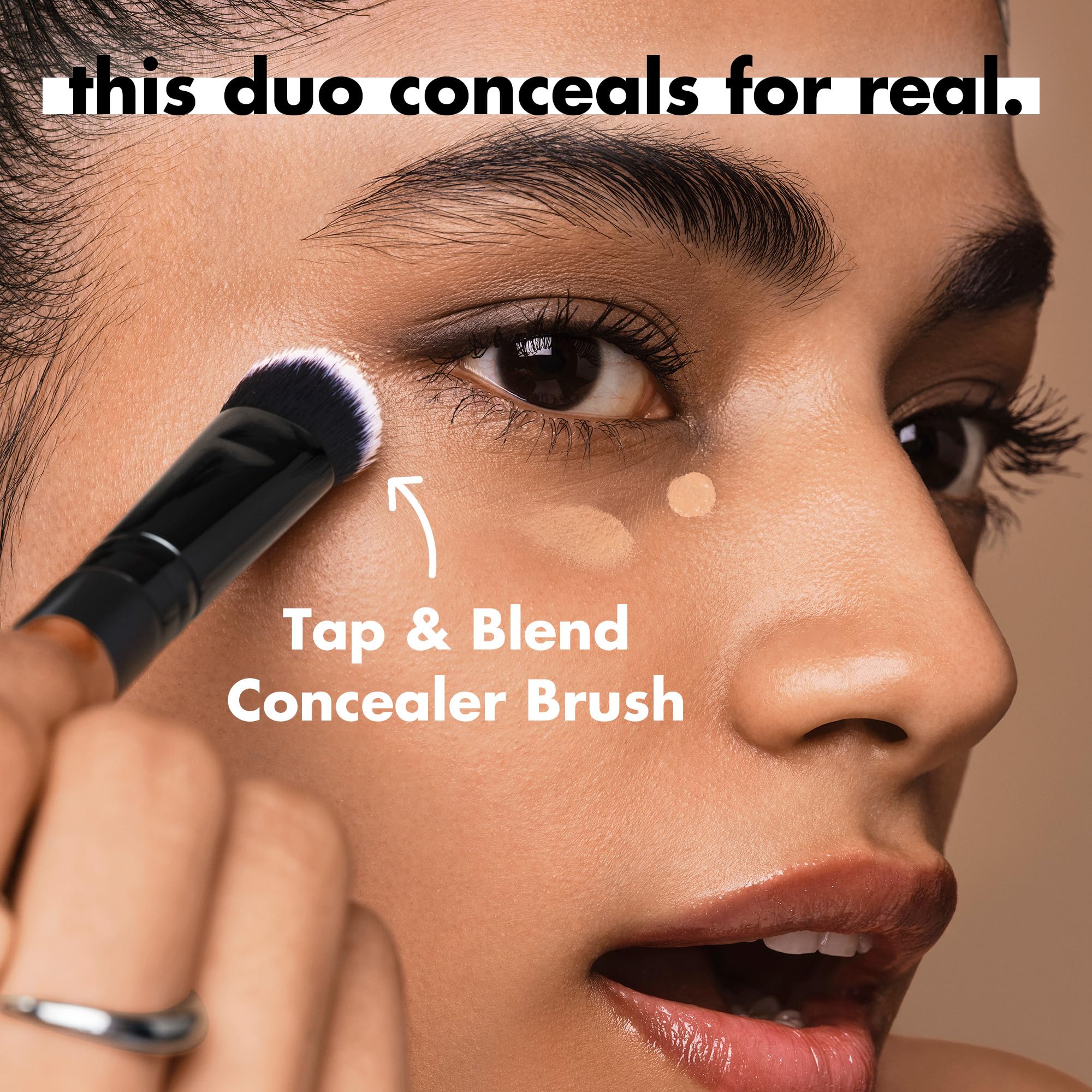 packaging of e.l.f. Soft Glam Satin Concealer emphasizing vegan and cruelty-free branding