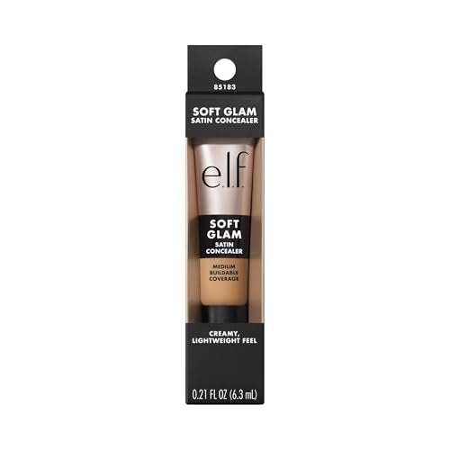 e.l.f. Soft Glam Satin Concealer compact display with shade 22 Light Warm