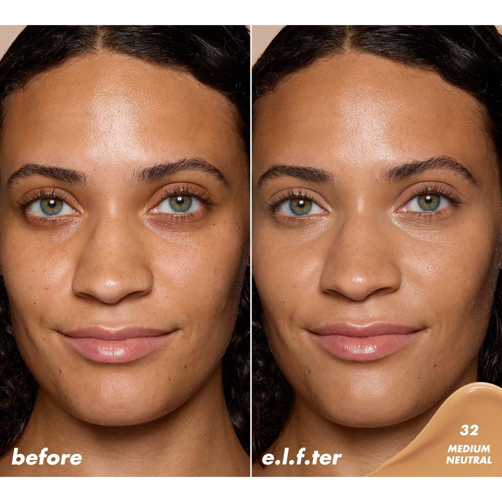 e.l.f. Soft Glam Concealer under-eye application brightens and smooths.