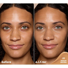 e.l.f. Soft Glam Concealer under-eye application brightens and smooths.